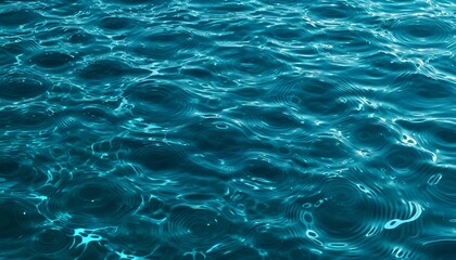 Fototapeta premium Blue ocean ripples texture background