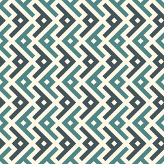 Ethnic, tribal seamless surface pattern. Repeated symbols background. Ancient folk ornament. Geometric figures motif. Geo abstract wallpaper. Digital paper, textile print. Vector art / illustration