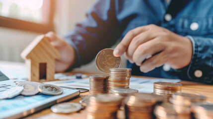 Savvy investor comparing different loan options and interest rates for a real estate deal, aiming for optimal financial gain