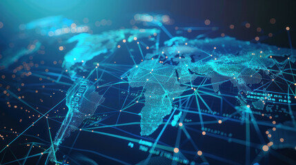 Abstract 3D multicolor visualization featuring geometric patterns and dynamic color gradients