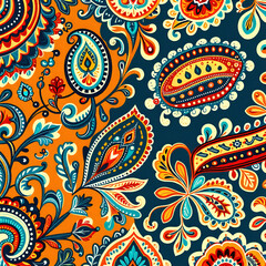 Fototapeta premium pattern with flowers seamless floral pattern 