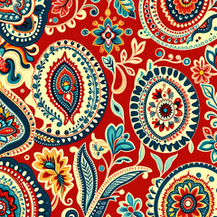 Fototapeta premium pattern with flowers seamless floral pattern 