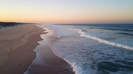 Serene Beachscape at Sunset