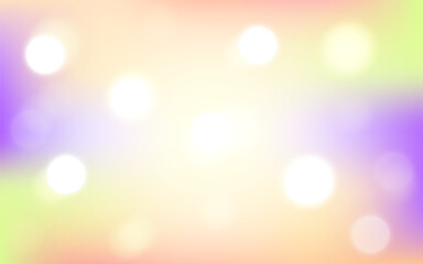 Naklejka premium Pastel Bokeh Background. Soft Light with Colorful Circular Patterns, Background decoration