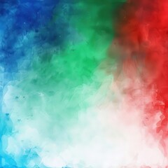 Fototapeta premium A vibrant abstract background featuring blended colors of blue, green, and red, perfect for creative projects and designs. Commercial use, 300 dpi