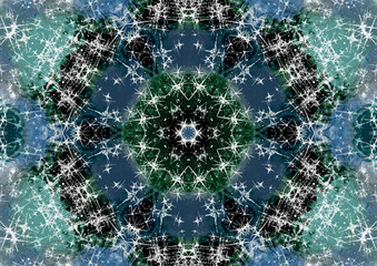 魔法の世界をイメージした抽象的な背景イラスト