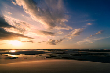 Sunset in Ponta Verde