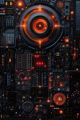 Fototapeta premium circuit board background