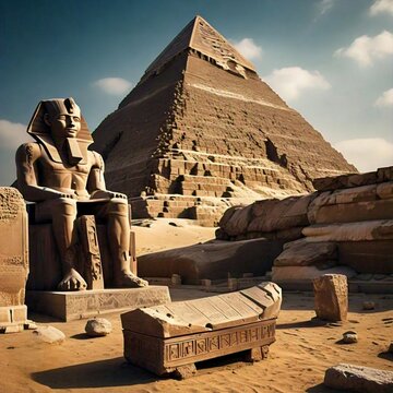 Egypt's pyramids are very beautiful because these pyramids are present in desert and sunshine also increase its beauty. This pic is 2500 *2500.
