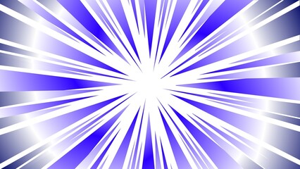 Fototapeta premium Abstract Gradient blue Explosion Rays background