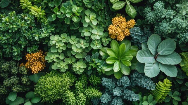 Fototapeta The healing power of nature: a visual meditation on lush green plants