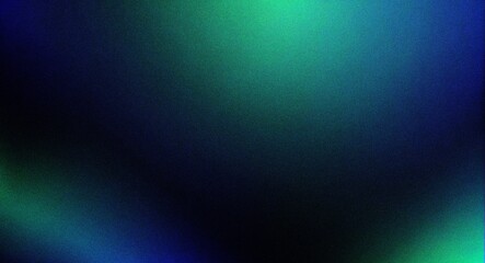 Obraz premium black green color gradient background blurred color flow, grainy texture effect, futuristic banner design