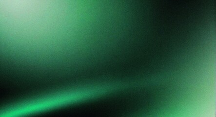 dark green color gradient background blurred color flow, grainy texture effect, futuristic banner design