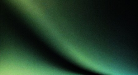 Obraz premium black green grainy gradient abstract background, noise texture effect, banner poster header design