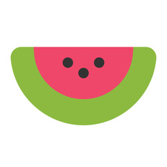 Fototapeta premium watermelon icon for illustartion