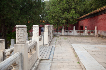 The interior environment of Dingling, the Ming Tombs in Beijing