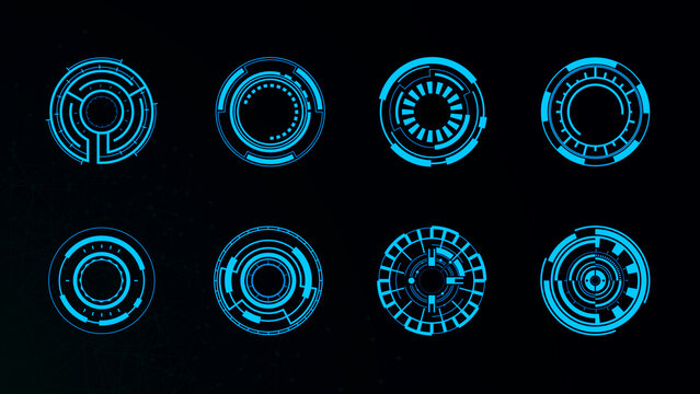 Futuristic HUD Elements