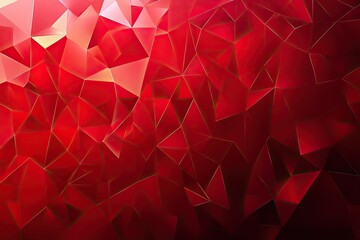 Naklejka premium Abstract Background Abstract Red Background Polygon luxury background and modern background