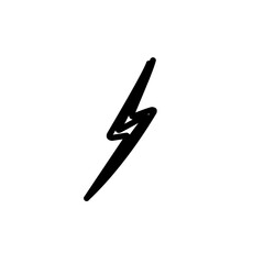 hand drawn lightning