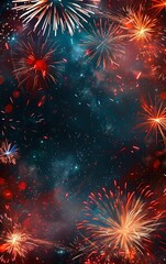 Naklejka premium 打ち上げ花火