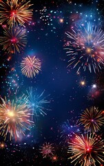 Fototapeta premium 打ち上げ花火