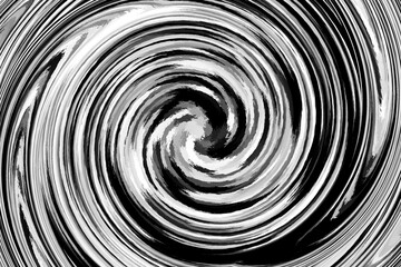 A black and white swirl pattern with a grayish tint. The swirl is very large and takes up most of the image