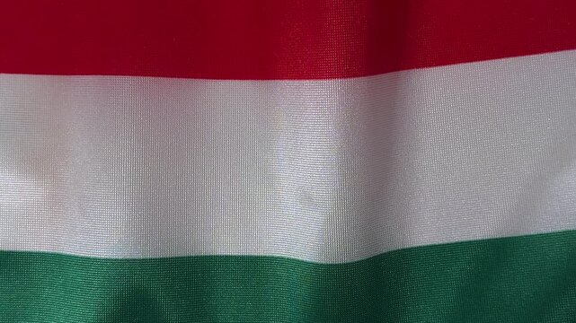 The national flag of Hungary