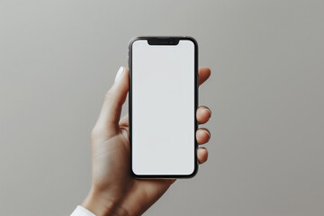 スマートフォンを持つ手