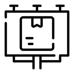 billboard line icon