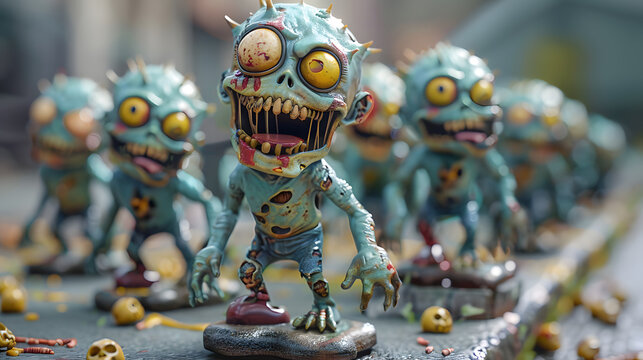 funny halloween zombie