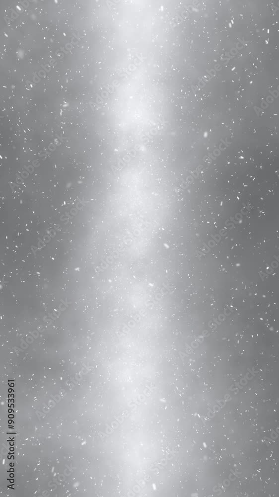 Canvas Prints seamless loop winter glitter particles falling copy space vertical background.