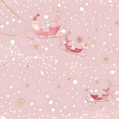 New Year's and Christmas festival cards in a 2D doodle illustrator style on pastel color backgrounds for graphic advertising.