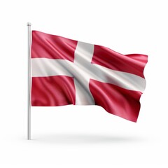 Waving Flag of Denmark