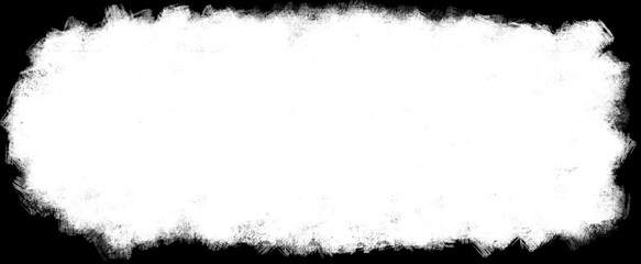 Grunge border texture background. Abstract frame overlay. PNG graphic illustration with transparent background.