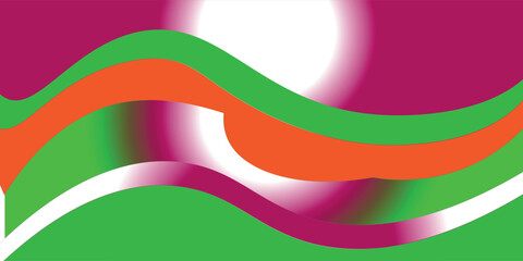 Amazing Blue Green Blur Gradient With Grainy Noise Texture.