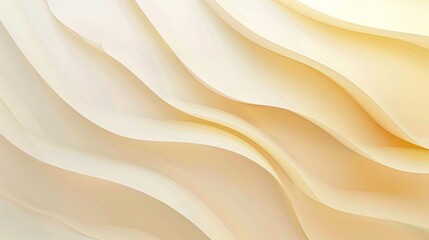 Obraz premium Minimalistic light yellow and white gradient wallpaper with subtle texture, ideal for contemporary digital backgrounds or design projects. Soft, smooth