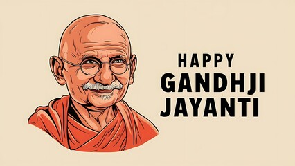 Gandhi Jayanti, Poster, banner, Story, Vector illustration Art.
