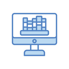 Online library vector icon