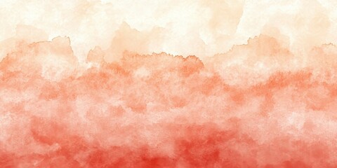Obraz premium Abstract Watercolor Background: Orange and Red Hues