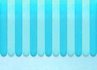 長く垂れた青色のストライプ柄の背景