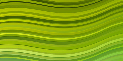 Light Green, Yellow vector template with wry lines.