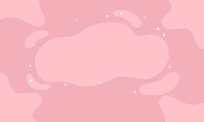 Hand drawn flat design abstract doodle background
