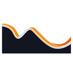 Modern Business Wave Border