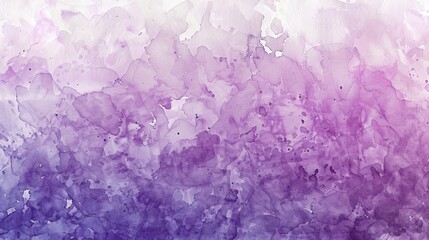 Fototapeta premium Vibrant and Abstract Watercolor Background with Gradients of Lavender and Purple Hues, Featuring a Soft and Fluid Blending of Colors in a Modern Artistic Style.