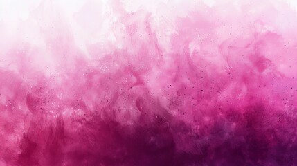 Fototapeta premium Vibrant magenta watercolor splash with gradient hues blending seamlessly, creating a rich and artistic background. 