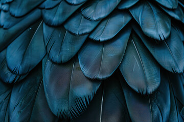Obraz premium Generative ai on theme of beautiful texture bird feather for design natural abstract background