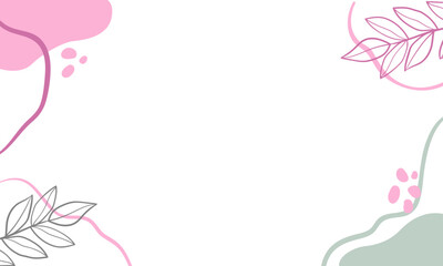 Hand drawn abstract doodle background design