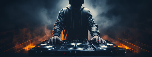 World DJ Day. March 9. Holiday concept.