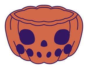 何も入っていないハロウィンポット