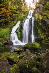 The Triberg Waterfalls in Black Forest, Schwarzwald, Germany